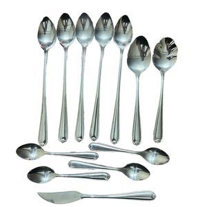 12 Piece Lot Grapefruit Iced Tea Spoon by Farberware